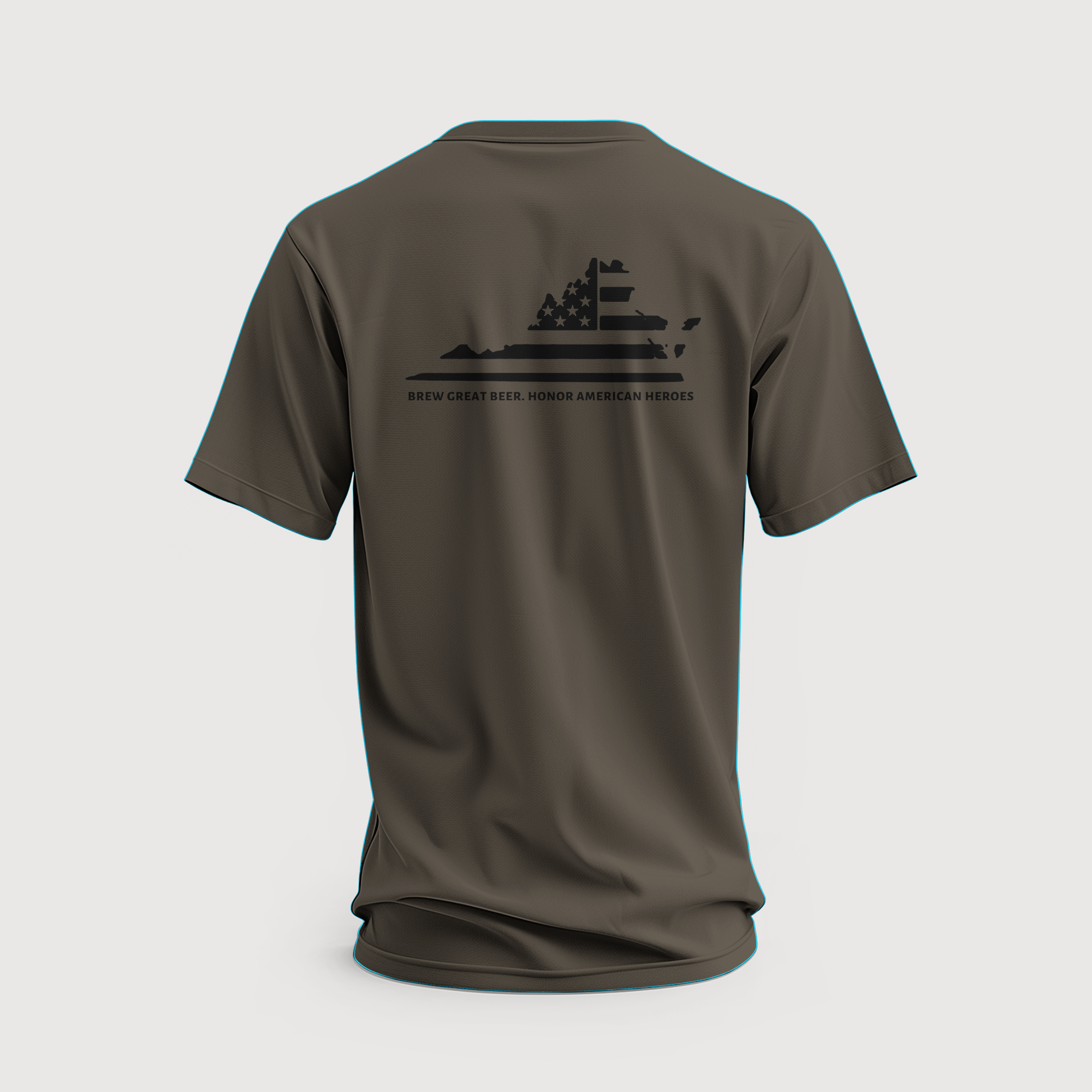 Virginia Veteran Owned T Shirt