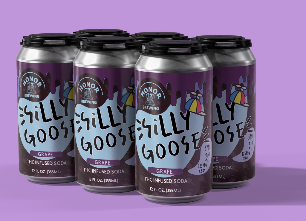 Silly Goose 5mg - Grape Soda - 6 Pack